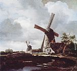 Landscape with Windmills near Haarlem by Jacob van Ruisdael